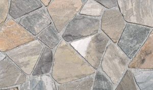 Pangaea® Natural Stone – Fieldstone, Copper Canyon with half inch mortar joints