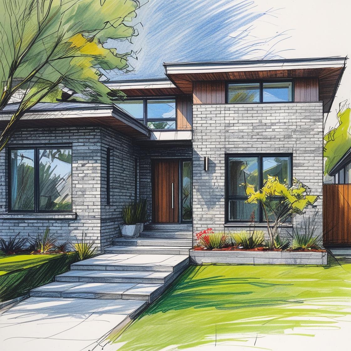 Grey Brick Design Inspiration Grey Brick Design Inspiration