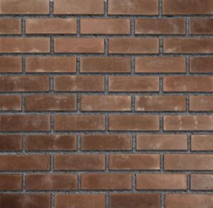 Flex Bricks - CWC, Maroon with half inch grey mortar joint