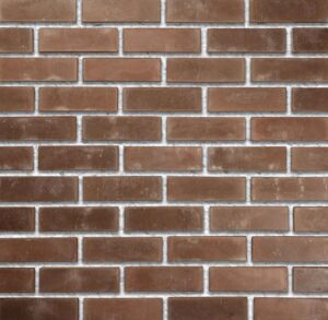 Flex Bricks - CWC, Maroon with half inch white mortar joint