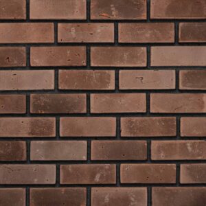 Flex Bricks - BGB, Maroon with half inch black mortar joint