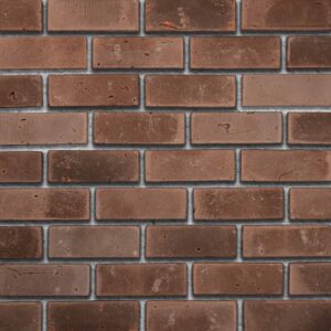 Flex Bricks - BGB, Maroon with half inch white mortar joint