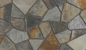 Pangaea® Natural Stone – Fieldstone, Copper Canyon with half inch mortar joints
