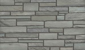 Pangaea® Natural Stone – Ledgestone, Grigio with half inch mortar joints