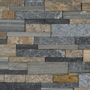 Pangaea® Natural Stone - Terrain Ledgestone Formfit, Providence with tight fit mortar joints