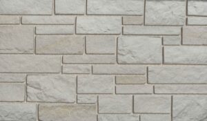 Pangaea® Natural Stone - 3 Course Ashlar, Kings Point with half inch mortar joints