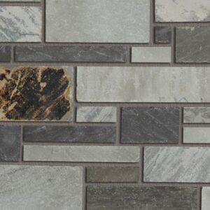 Pangaea® Natural Stone – 3 Course Ashlar, Oxford with half inch mortar joints